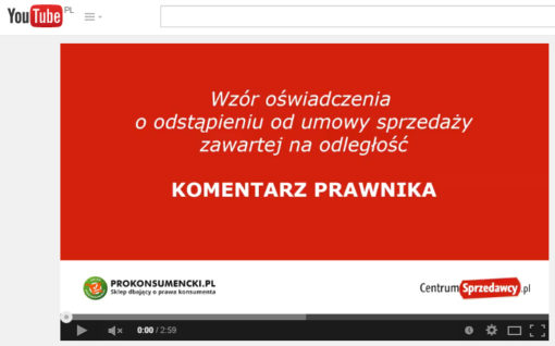 Odstąpienie od umowy - komentarz prawnika (video) - obrazek 3