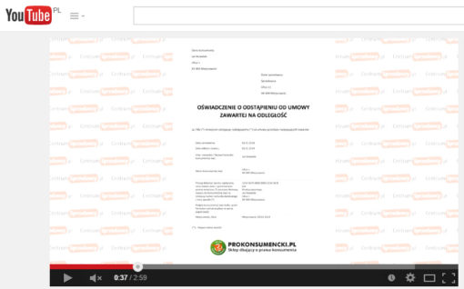 Odstąpienie od umowy - komentarz prawnika (video) - obrazek 2